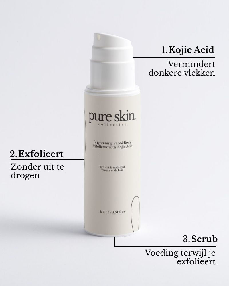 Brightening Face&Body Exfoliator with Kojic Acid