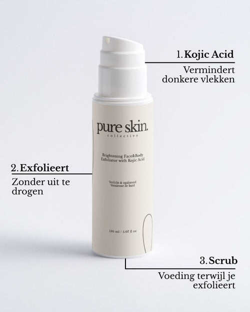 Brightening Face&Body Exfoliator with Kojic Acid