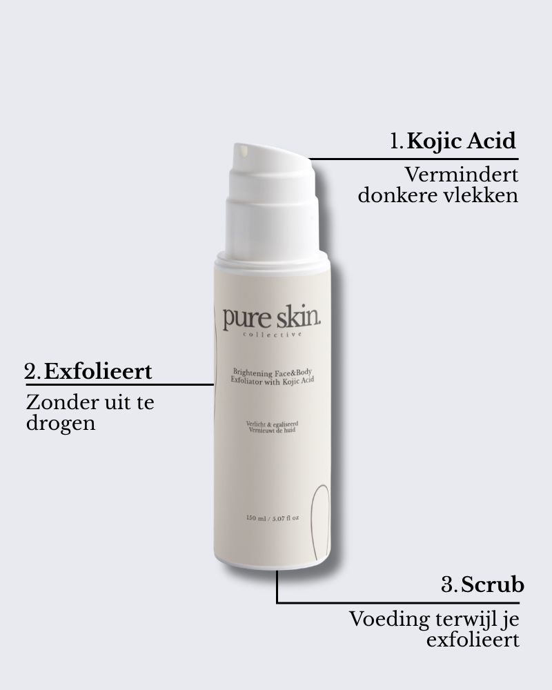 Brightening Face&Body Exfoliator with Kojic Acid