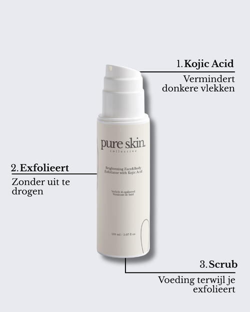 Brightening Face&Body Exfoliator with Kojic Acid