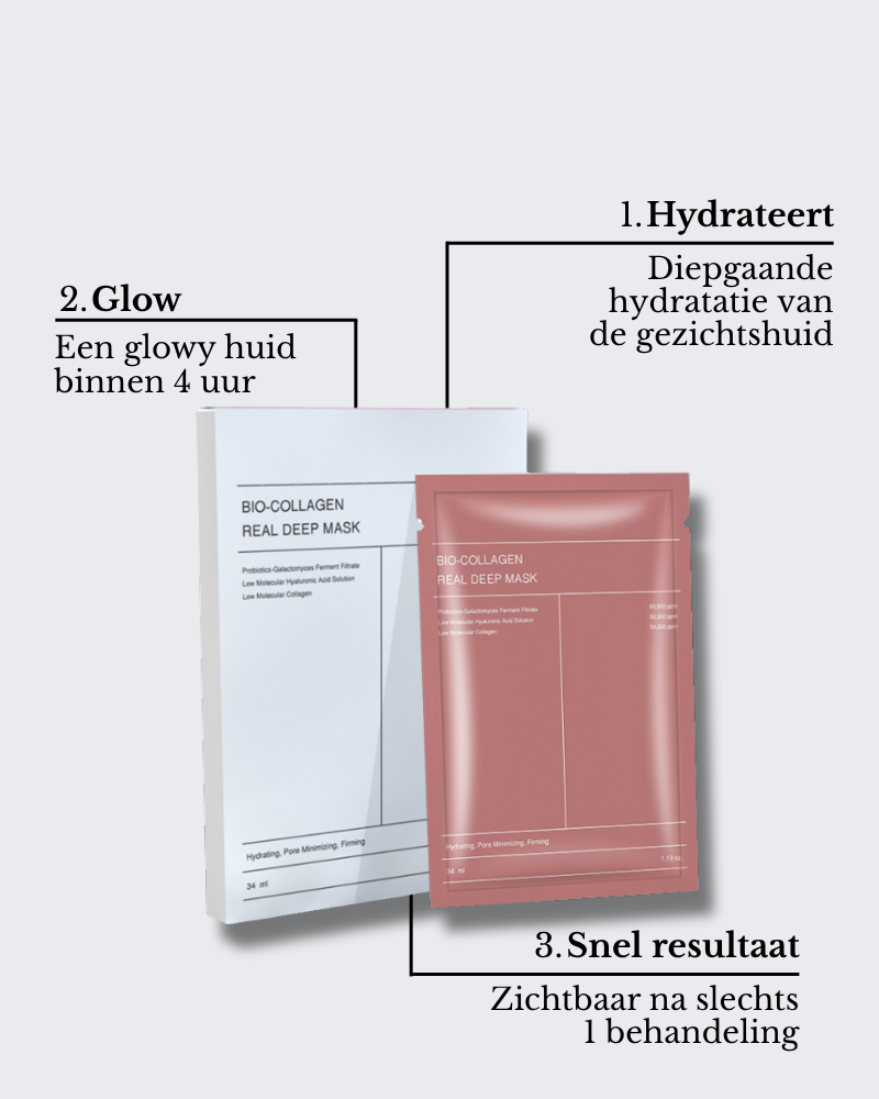 Hydrogel bio-collageen real deep masker