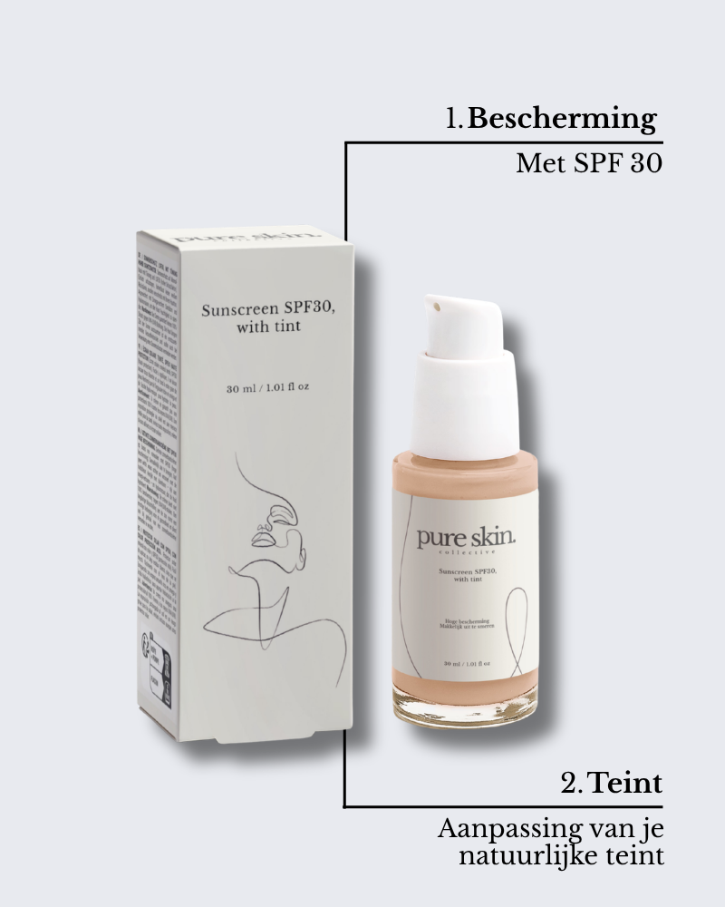 Sunscreen SPF30, with tint