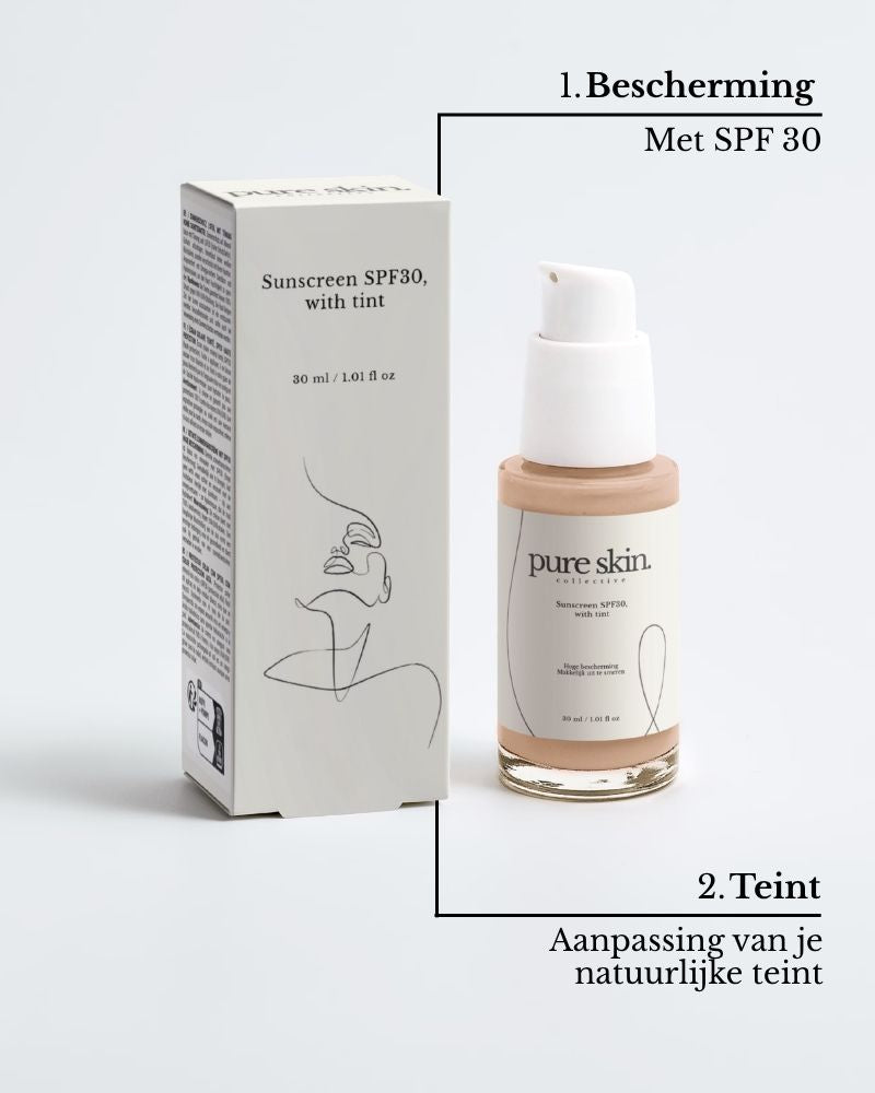 Sunscreen SPF30, with tint